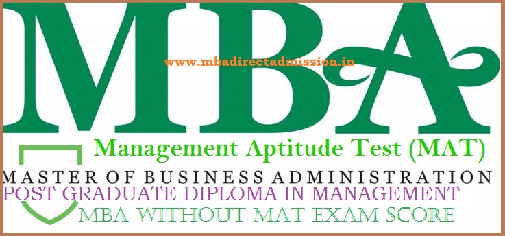MBA Direct Admission without MAT Exam