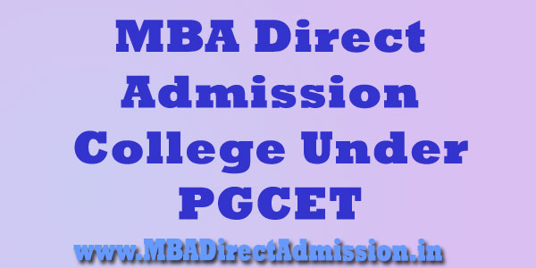 MBA Admission College in PGCET